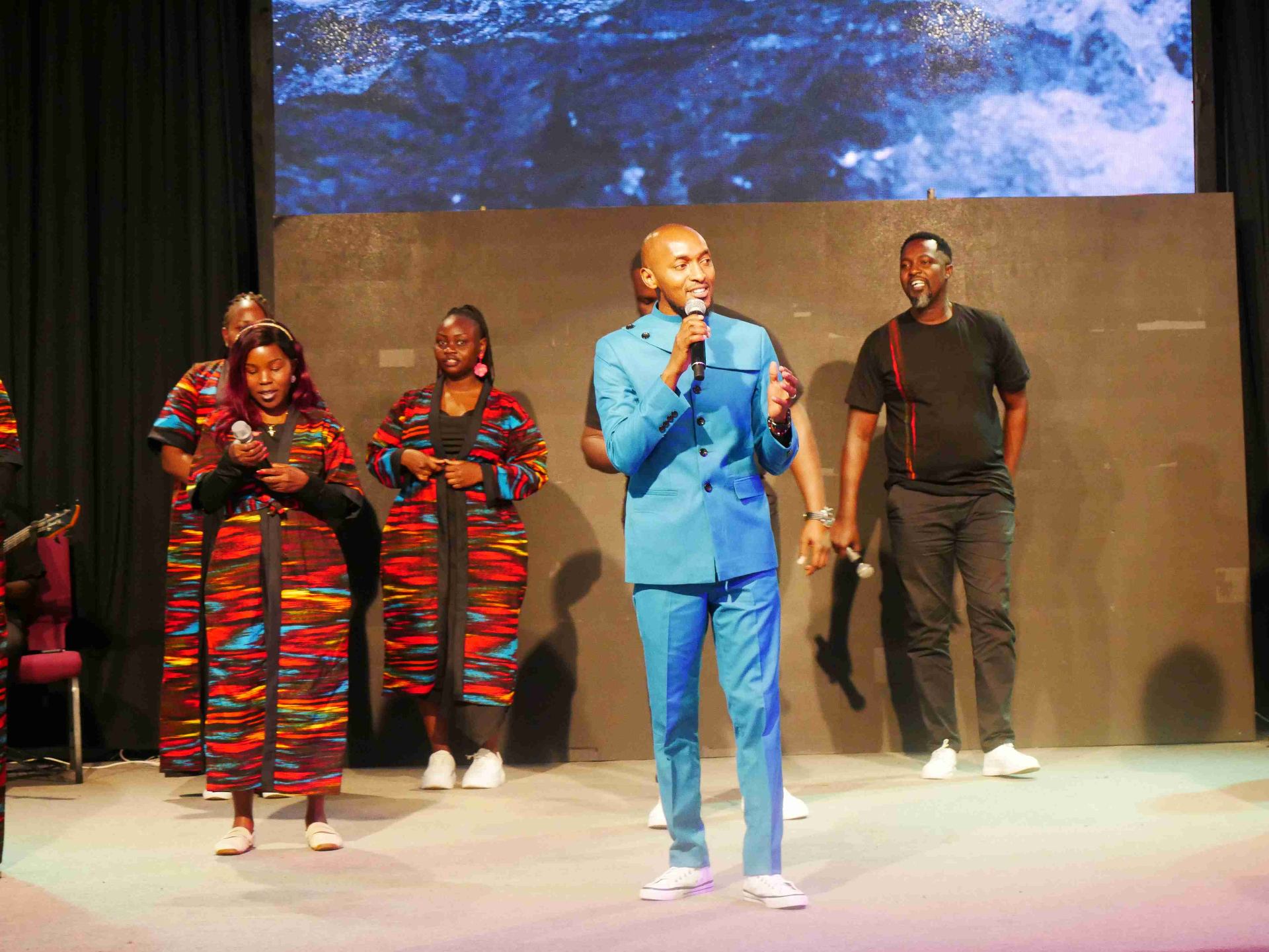 Band in worship